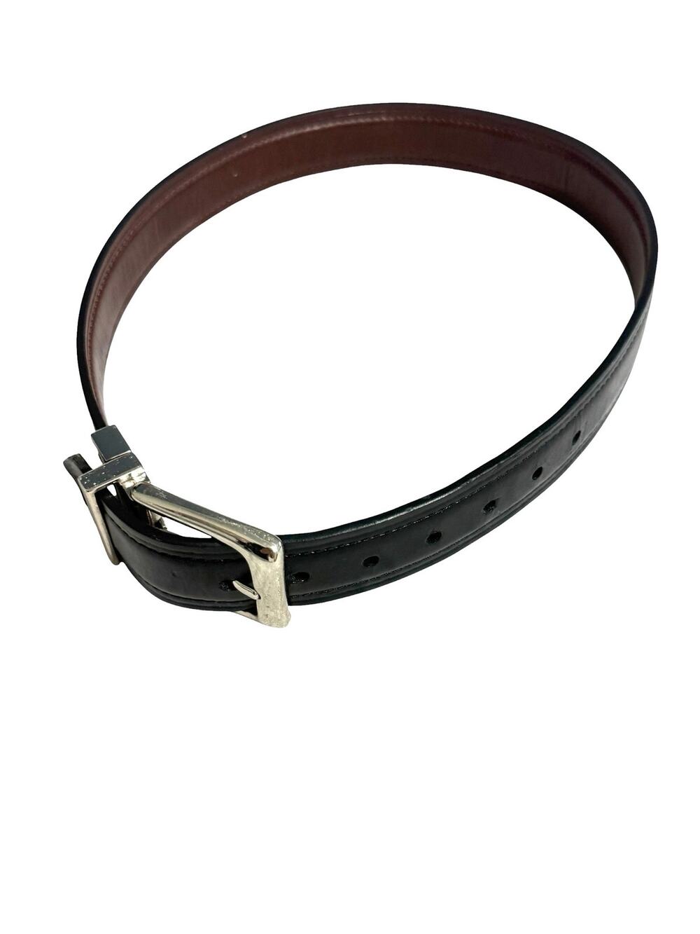 Chaps Youth Brown/Black Reversible Manmade Leather Belt - Size S(22-24)